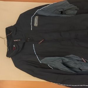Spyder Ski Jacket Gray Black XT Parka RN 64902 CA 34456 Mens Extra Large